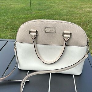 Kate Spade Grove Street Carli Satchel – Pink & White